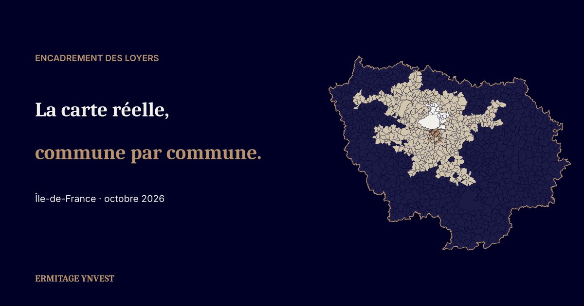 Encadrement des loyers en Île-de-France : la carte réelle, commune par commune